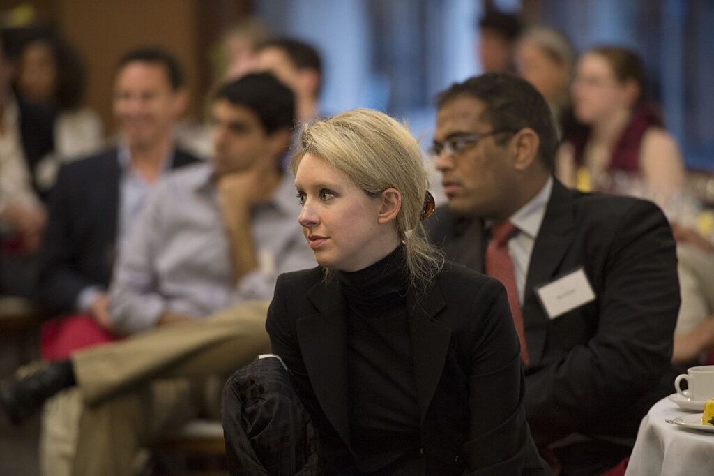 Elizabeth Holmes at a Nuclear nonproliferation discussion in 2013 - 130417-D-NI589-107