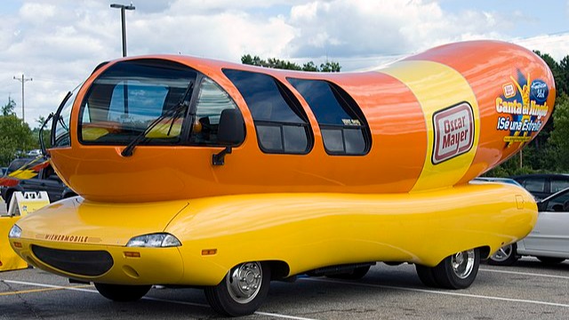 An Oscar Mayer Wienermobile’s Catalytic Converter