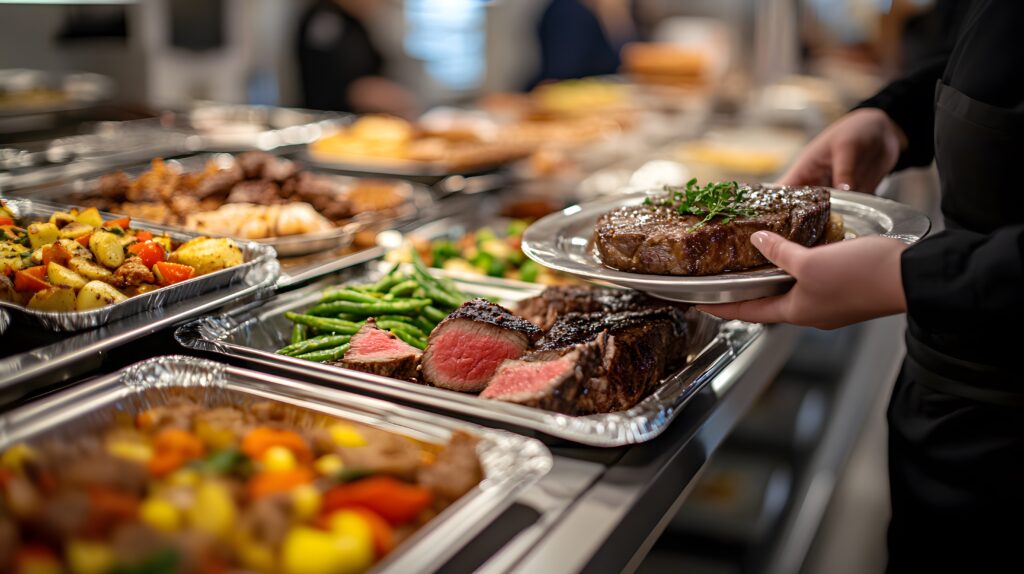 'Hangry' Florida Lawyer Smashes Plate Over Wedding Guest’s Head in Buffet Line Brawl-1