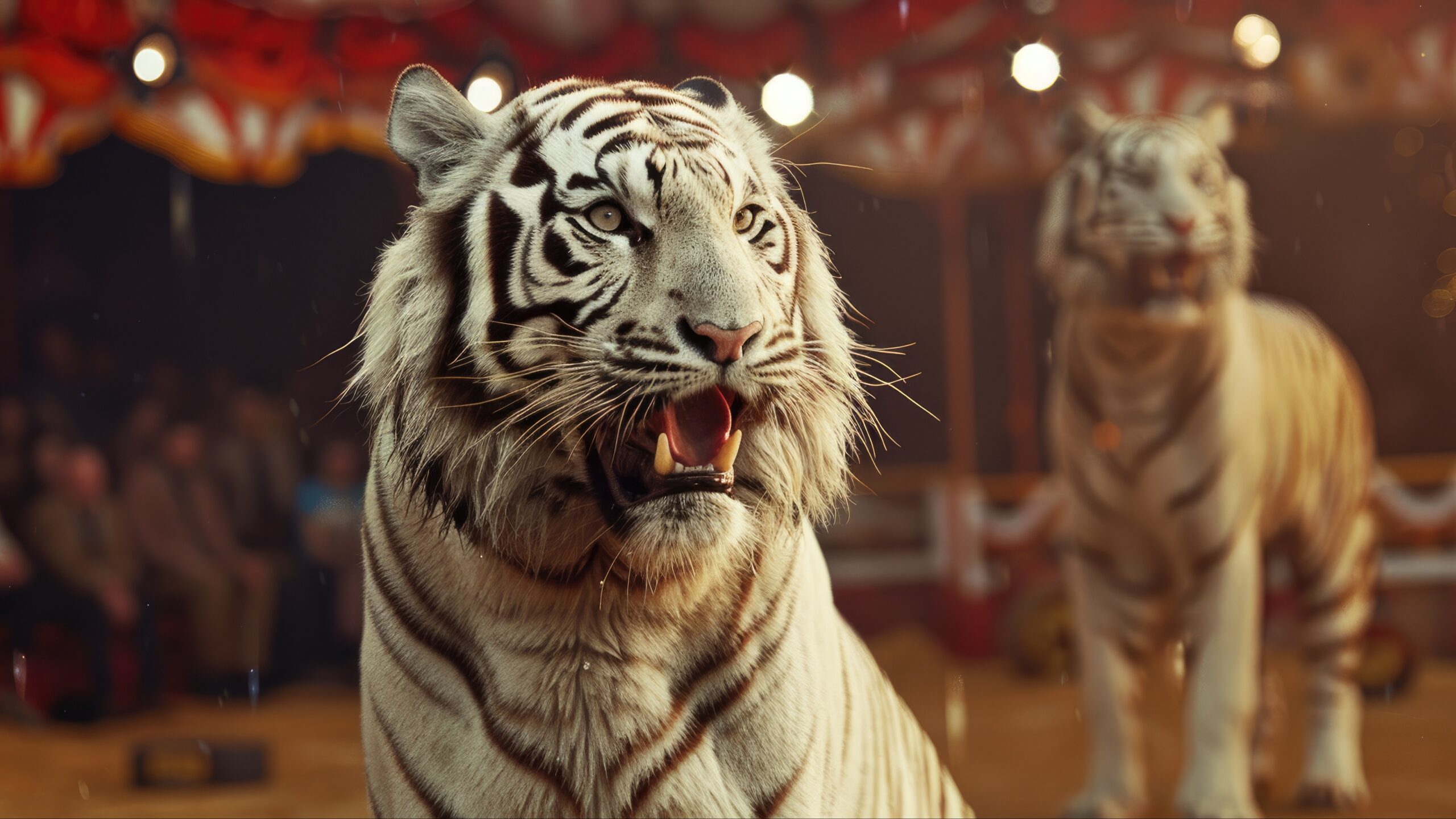Audience Screams as Tiger Mauls Circus Worker During Live Show