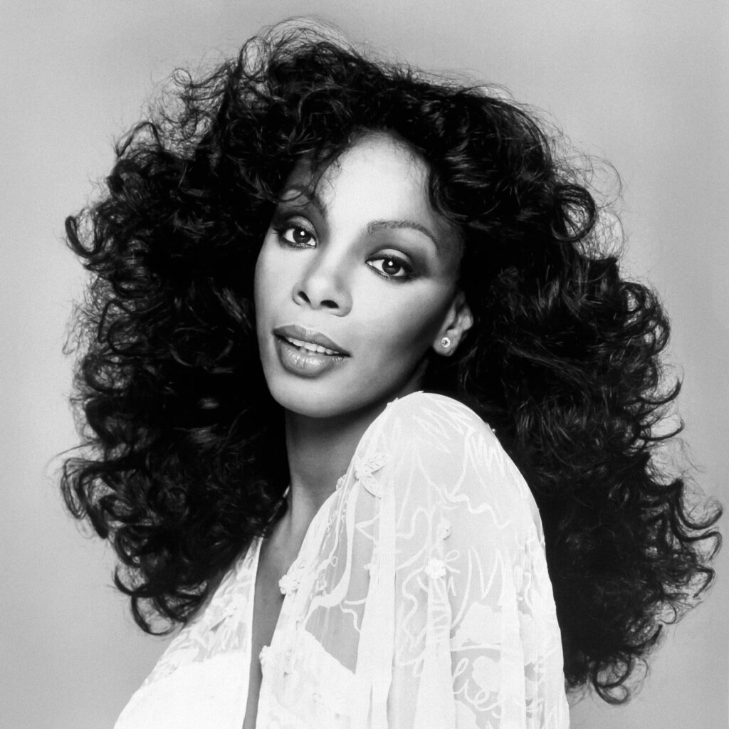 Donna Summer (1977 Casablanca publicity headshot)