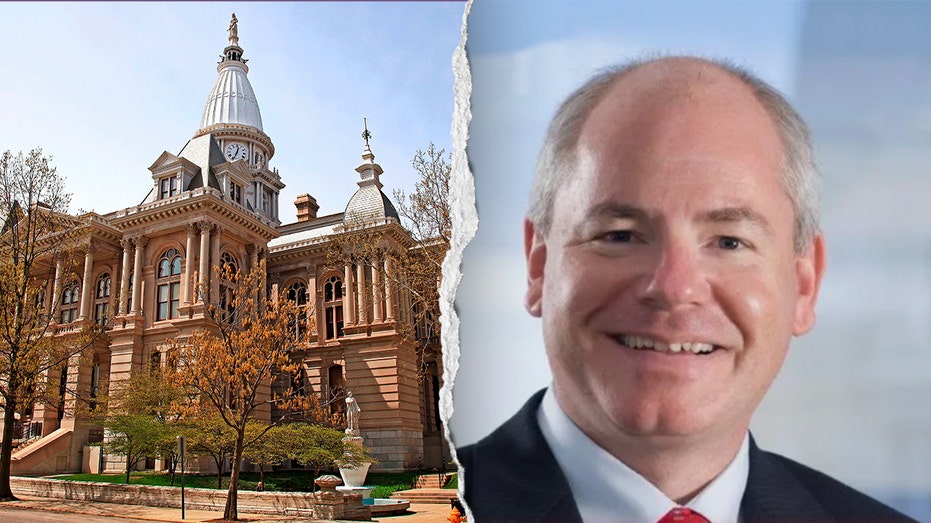 Police investigate a daytime shooting on Mill Pond Lane in Lafayette, Indiana, in which Judge Steven Meyer and his wife were wounded.