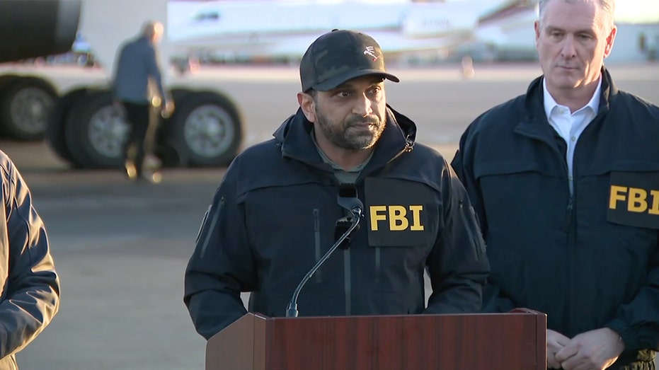 Kash Patel at a news conference in Charlotte, as reported by Fox News.
