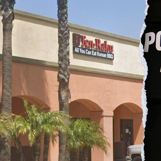 Anti-ICE protesters outside Ten-Raku restaurant in Lynwood, California. - foxnews_us