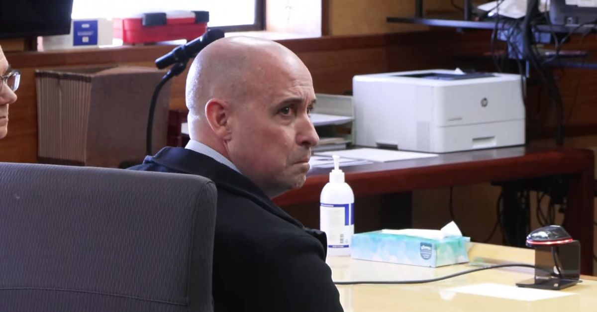 Kevin West reacts as the jury finds him guilty of first-degree murder in Washington state (Law&Crime).