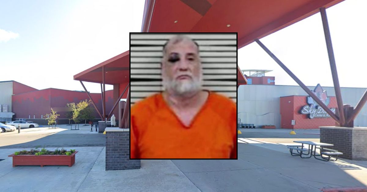 Rigoberto Mendez-Morales with background of Sky Dancer Casino & Resort in Belcourt, North Dakota.