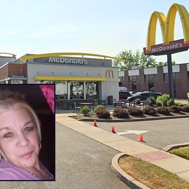 Left inset: Pedro Grajales (Hartford Police Department). Right inset: Nilda Rivera (WTIC). Background: The McDonald's in Hartford, Conn., that Pedro Grajales took Nilda Rivera to before stabbing her 25 times in a parking lot (Google Maps). - Google Maps