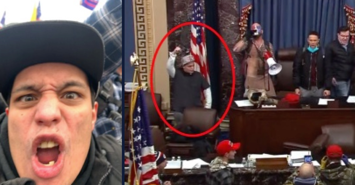 Christopher Patrick Moynihan during the January 6 Capitol breach (FBI court filings).