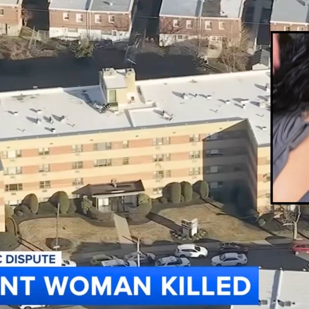 Inset: Lemmarra Bradshaw (GoFundMe). Background: An apartment building on the 7000 block of Langdon Street in the Rhawnhurst neighborhood of Philadelphia, Pa. (WPVI/YouTube). - WPVI/YouTube; GoFundMe